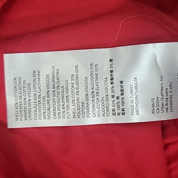 Anthropologie Maeve Puff-Sleeved Sweetheart MIni Dress size M - Picture 6 of 6